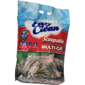 Easy Clean Multi-Cat Scoopable Cat Litter 20 lbs - 1 of 1