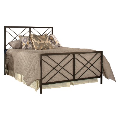 Westlake Metal Bed Set King Magnesium Pewter - Hillsdale Furniture