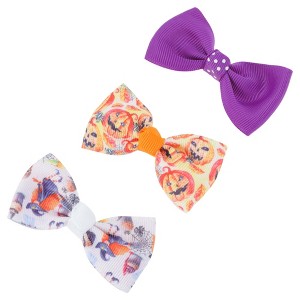 Unique Bargains Women's Halloween Print Duckbill Clip 3 Pcs - 1 of 4