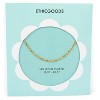 Ethic Goods Necklace: Twist Chain | GOLD PLATED - 2 of 3