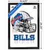 Trends International NFL Buffalo Bills - Drip Helmet 20 Framed Wall Poster Prints - 3 of 4