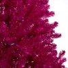 Northlight 9' Unlit Artificial Christmas Tree Metallic Pink Tinsel - 3 of 4