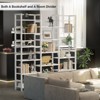 Besiost 6-Tier Bamboo Bookshelf with 17 Disply Sheves, 61-In Wide Open Bookcase - 2 of 4