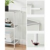 VASAGLE Console Sofa Table, Modern Entryway Table, Tempered Glass Table, Metal Frame - 4 of 4