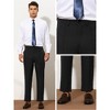 Lars Amadeus Men's Solid Color Slim Fit Tapered Pleated Front Trousers - 4 of 4