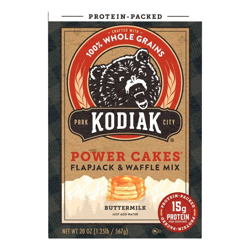 Kodiak Protein-Packed Flapjack &#38; Waffle Mix Buttermilk - 20oz, 1 of 18