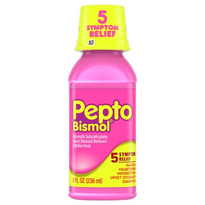 Pepto-Bismol 5 Symptom Stomach Relief - Original Liquid