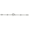 Black Bow Jewelry 1.15mm, Sterling Silver Diamond Cut Fancy Beaded Chain Necklace - 4 of 4