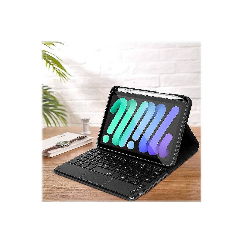 SaharaCase Keyboard Folio Case for Apple iPad mini (6th Generation 2021) Black (TB00061), 5 of 8