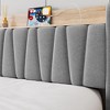 Whizmax Bed Frame with 2 Storage Drawers, Upholstered Platform Bed Frame with Storage Headboard, Mattress Foundation with Solid Wooden Slats Support - 4 of 4