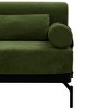 Airsurfer Modern 59" Loveseat Sofa Couch, 2-Seater with USB Ports and Unique Cylindrical Armrests, Comfortable Fabric Sofa for Living Room - 4 of 4