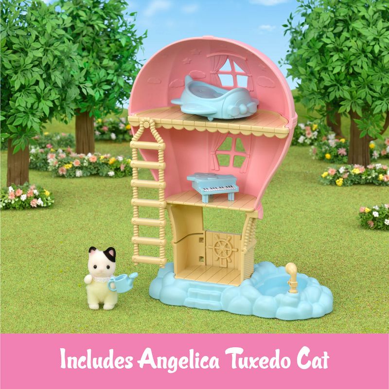 Calico Critters Baby Balloon Playhouse, Dollhouse Playset with Figure, 4 of 11