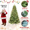 NicBex 9ft Prelit Artificial Christmas Tree with 3509 Branch Tips, 800 Warm White LEDs and Metal Stand for Decoration, Green - 3 of 4