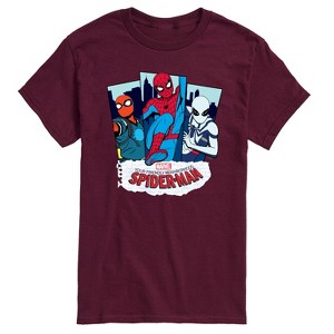 Men's - Marvel - Friendly Neighborhood Spider-Man Suits Short Sleeve Graphic T-Shirt - 1 of 4