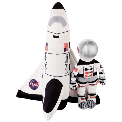 Dazmers 10 Stuffed Space Shuttle And Astronaut Plush Soft And Cuddly Plush Space Shuttle Toy For Kids Target