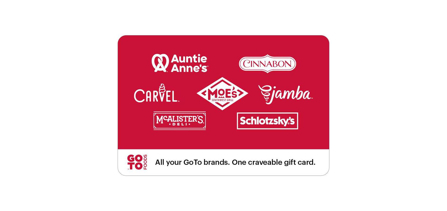 GoTo Foods Gift Card (Email Delivery)