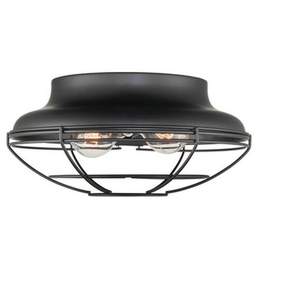 Millennium Lighting Neo-Industrial 2 - Light Flush Mount in  Matte Black