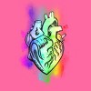 Adult Design By Humans Broken Hearts Still Beat Pride Rainbow By GurlwithGu Racerback Tank Top - 2 of 2