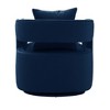 TOV Furniture Kennedy Velvet Swivel Accent Chair Forrest Green 30"W x 29.5"D x 31.5"H - 4 of 4