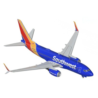 Boeing 737-700 Commercial Aircraft "Southwest Airlines" Blue with Striped Tail "Gemini 200" 1/200 Diecast Model by GeminiJets
