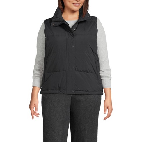 Lands End Women s Wide Channel 600 Down Puffer Vest Target