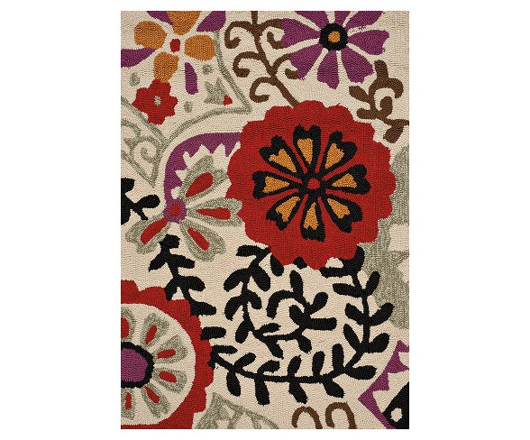 Geometric Hooked Accent Rug - (1'11"x3') - United Weavers