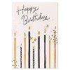 'Bday Candles' Birthday Card: Carlton Cards, Multicolored, Vertical Fold, Typography Design, 6.75" x 4.625", Birthday - image 4 of 4