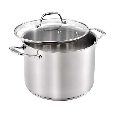 Guy Fieri's Flavortown Stainless Steel 8-Quart Stock Pot with Lid