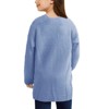 Girls Long Sleeve Cardigan Sweaters Open Front Cable Knit Chunky Cardigans Kids Oversized Cute Outerwear Coat - 2 of 3