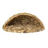 11.8" x 12.3" Water Hyacinth Braided Wall Pocket for Faux Flowers w/ Metal Hook - 3 of 4