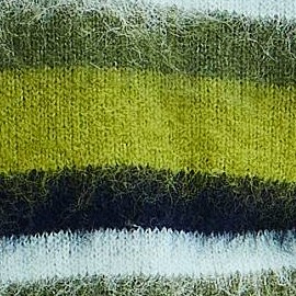 Women's Striped Crewneck Pullover Sweater - Wild Fable™ Green M : Target