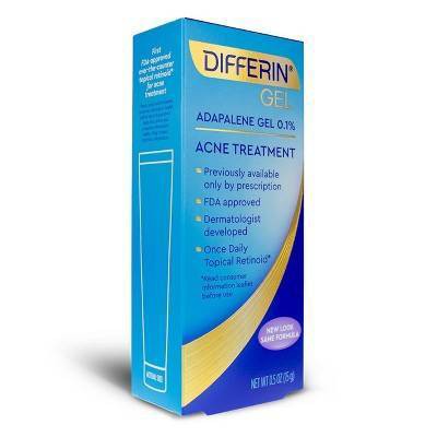 Differin Adapalene Gel 0.1% Acne Treatment - 15g