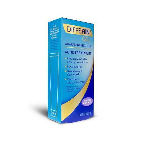 Acne Facial - Differin Adapalene Gel 0.1% Acne Treatment - 15g