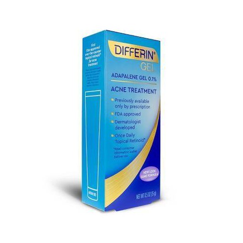 Differin Adapalene Gel 0 1 Acne Treatment 15g Target