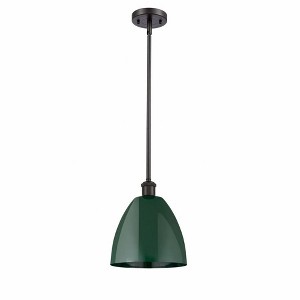 Plymouth Dome - 1 Light Stem Hung Pendant In Industrial Style-10.88 Inches Tall and 9 Inches Wide - 1 of 1