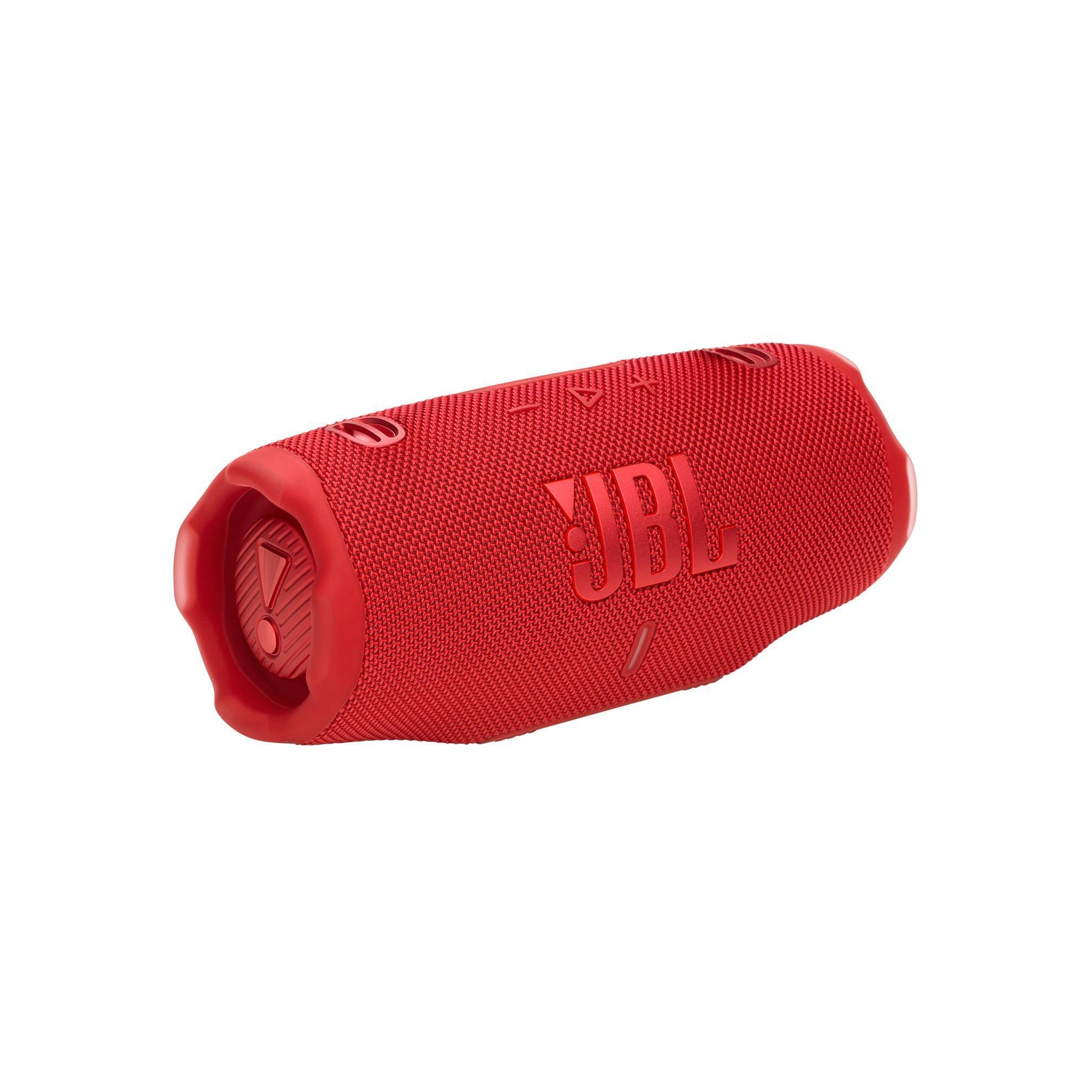 JBL Charge 6 Portable Speaker - Red: Waterproof Bluetooth USB-C Connectivity, 28h Battery