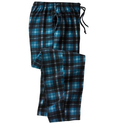 Kingsize Men's Big & Tall Flannel Plaid Pajama Pants - Big - Xl