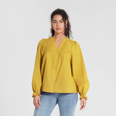 Women's Long Sleeve Blouse - Universal Thread™