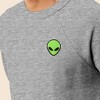 Dalix Alien Embroidered Fleece Crewneck Long Sleeve Sweatshirt Mens - 4 of 4