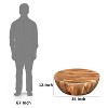 Royal Hampton Mango Wood Coffee Table In Round Shape - 2 of 4