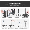 Boersma Heavy Duty Light Stand with Casters, Max Height Foldable Tripod Stand for Low-Angle/Tabletop Shooting, Photography Light Stand for Softbox - 4 of 4