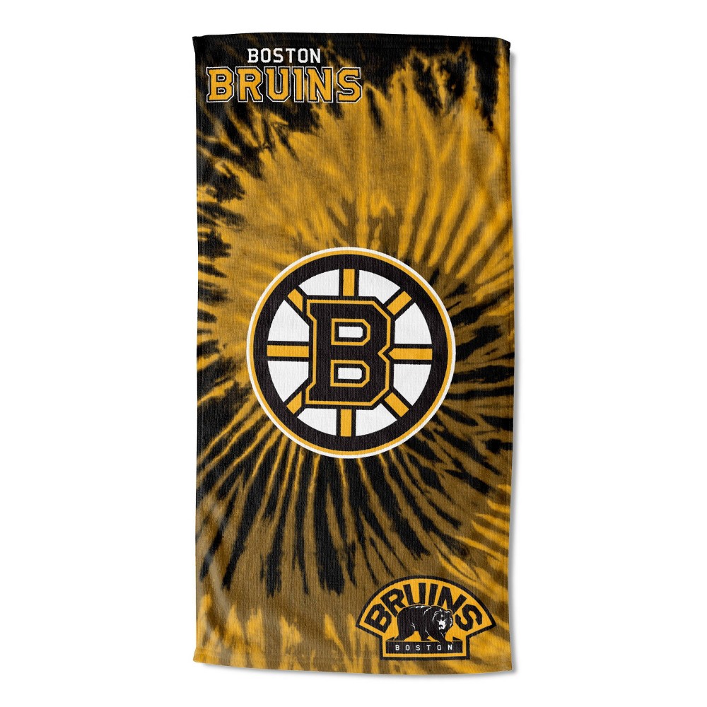 Photos - Towel NHL Boston Bruins Pyschedelic Beach 