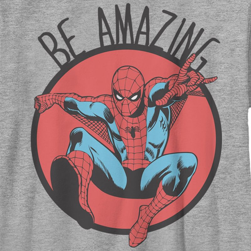 Boy's Marvel Spider-Man Be Amazing T-Shirt, 2 of 6