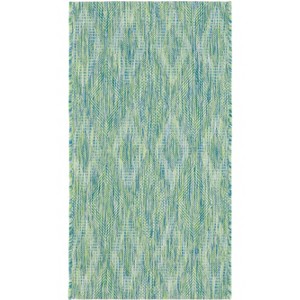Courtyard CY8522 UV & Stain Resistant Non-Shedding Power Loomed Indoor/Outdoor Rugs - Safavieh - 1 of 4