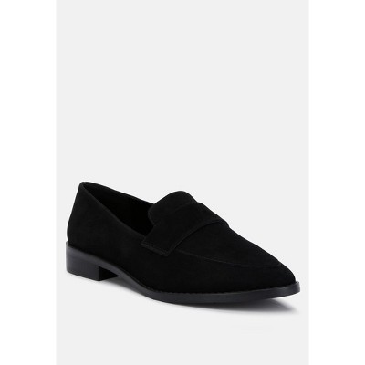 Zofia Suede Penny Loafers