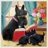 Kate & Laurel All Things Decor 30"x30" Sylvie Story Hour Framed Canvas by Mary Sparrow Beaded White - 2 of 4