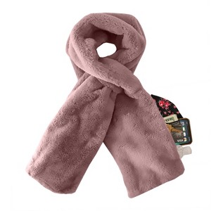 Sprigs Faux Fur Scarf With Hidden Pocket - 1 of 4