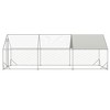 Chicken Coop Large Metal Chicken House,Walk-in Poultry Cage Chicken Run Pen Dog Kennel Duck House with Waterproof and Anti-Ultraviolet Cover - 2 of 4