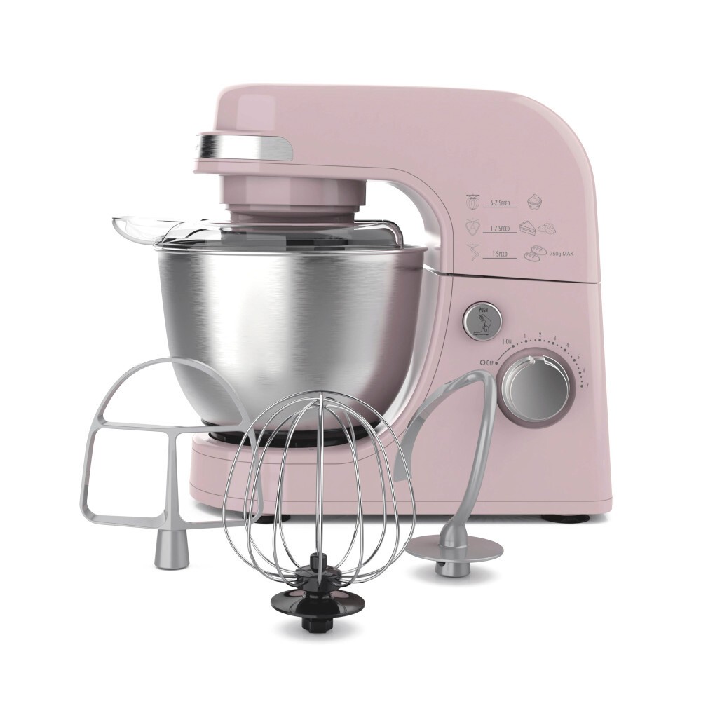 Hamilton Beach Stand Mixer 7 Speeds 4 Quart Capacity Rose 63386