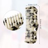Unique Bargains Women's Heart Style Handheld Wide Tooth Comb 2 Pcs - 3 of 4